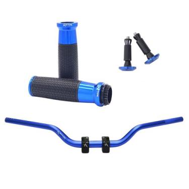Imagem de Kit Manopla Peso Guidão Trail Lander Crosser Xtz Xre Bros Falcon Torna