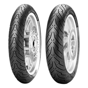 Imagem de Par Pneu 120 70 14 140 70 14 Angel Scooter Pirelli Moto