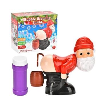 Imagem de Máquina De Bolhas Do Papai Noel Para Crianças Com Música E Luz, Brinqu