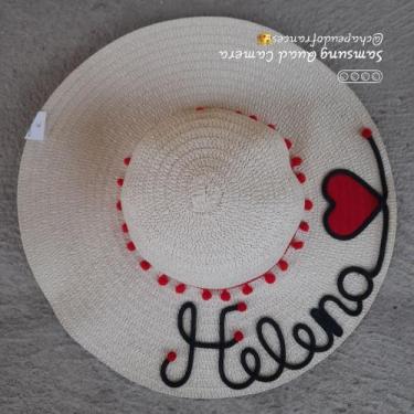 Imagem de Chapéu personalizado coração com nome levinho fotografia acessório via