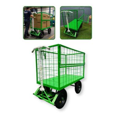 Imagem de Carrinho Plataforma Fechado em Tela 5ª Roda com Meia Porta Lateral 500