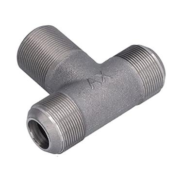 Imagem de Cotovelo em T, Instale facilmente o Cotovelo do Compressor de Ar Conexão Estanque Alta Resistência ao Desgaste para Cilindro do Compressor de Ar 90mm