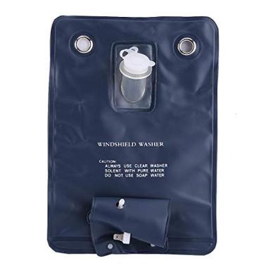 Imagem de HERCHR Kit universal de 12 V para lavador de para-brisa de carro para fluido de para-brisa automotivo, bolsa de bomba de lavadora com interruptor de botão de jato adequado para Mos