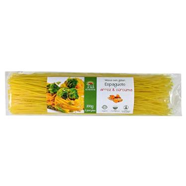 Imagem de TUI ALIMENTOS Macarrão De Arroz Espaguete Com Cúrcuma 200 G
