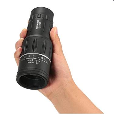 Imagem de Telescópio monocular 16x52, telescópio de foco duplo à prova d'água com tripé de smartphone para observação de pássaros ao ar livre, caminhada, acampamento, turismo