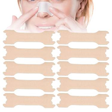 Imagem de Tiras nasais Ventilação Remendo Nasal Respirável Aliviar Congestão Nasal Corrimento Nariz Respire Melhor Tiras Nasais Redutores de Ronco Auxiliares para Redução de Ronco 10pcs