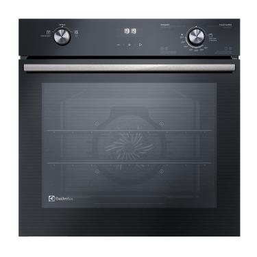 Imagem de Forno de Embutir à Gás Electrolux 80 Litros Efficient OE8GH com Perfect Cook360 Preto 220V