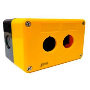 Imagem de Caixa Plastica de Sobrepor Para Botoeira 22,5mm 2 Furos JNG