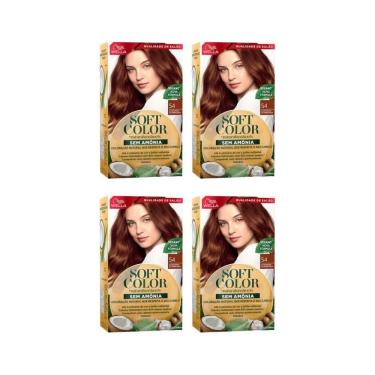 Imagem de Coloraçao Soft Color 54 Castanho Acobreado-Kit C/4Un