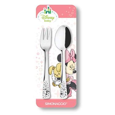 Imagem de Simonaggio Jogo De Talheres Infantil Disney Baby Minnie Inox Pacote De 2