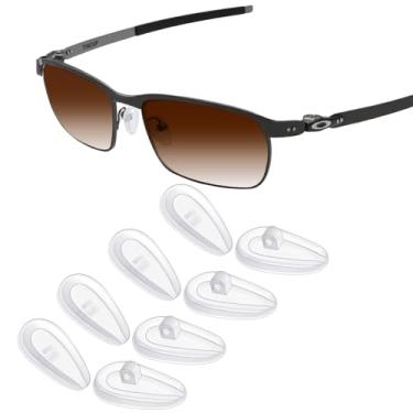 Imagem de Mryok 4 pares de protetores de nariz de substituição para óculos de sol Oakley Deadbolt OO6046