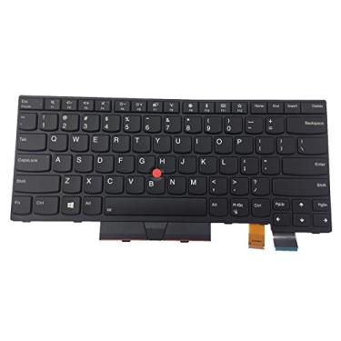 Imagem de aGooDo Teclado retroiluminado US Layout para Thinkpad T470 (Tipo 20HD, 20HE, 20JM, 20JN), A475 (Tipo 20KL, 20KM), T480 (Tipo 20L5 20L6), não serve para Thinkpad T470s, T480S Series