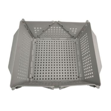 Imagem de Cesta Secar Frutas Verduras Vegetais Dobravel Lava Escorre Drena Alimentos Louças Objetos Organizador Lava Escorre