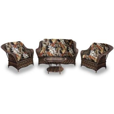 Imagem de Conjunto de Sofás Fibra Sintética Nairóbi - 1 Sofá 2 L + 2 Poltronas +