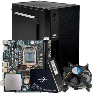 Imagem de Kit Para Montagem de Computador, Gabinete Com Fonte, Placa Mãe, Proces