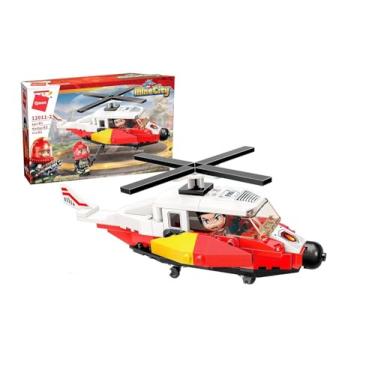 Imagem de Keepplay Bloco de Montar Resgate Aéreo Bombeiro Mine City