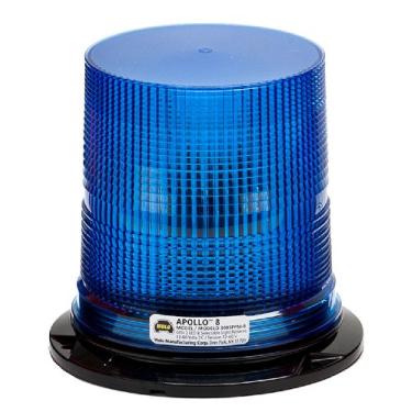 Imagem de Wolo (3085PPM-B) Apollo 8 GEN 3 LED luz de alerta de emergência - Lente azul, permanente ou montagem de tubo