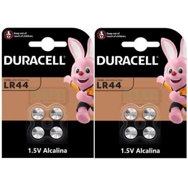 Imagem de 8 Pilhas Lr44 Duracell A76 Px76a V13ga Longa Duração