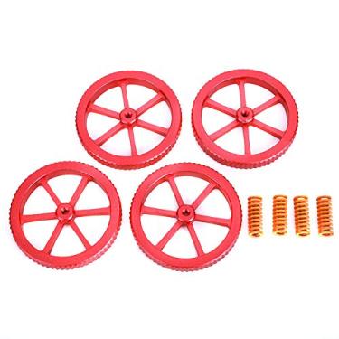 Imagem de Kit de Porca de Nivelamento de Torção Manual para Impressora 3D, Porcas de Nivelamento de Metal Com Molas de Cama Quente 4 Unidades de Material de Liga de Alumínio para Ender 3/3