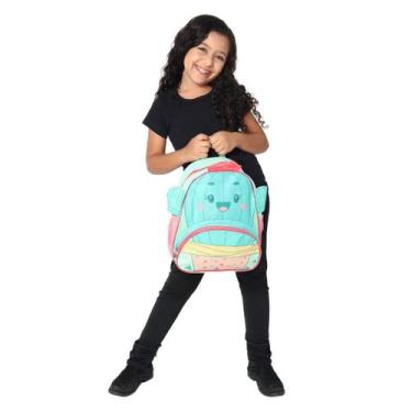 Imagem de Mochila Infantil Clio Pets Cactus Verde, Verde