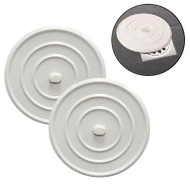 Imagem de Tampa Para Ralo Flexível Bloqueia Saida Agua 11Cm 2 Peças - Starfer