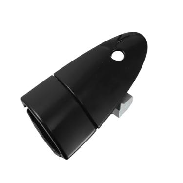 Imagem de VekAuto Maçaneta de porta externa do carro dianteira esquerda compatível com Honda CRZ CR-Z 2011-2015, plástico durável metal preto