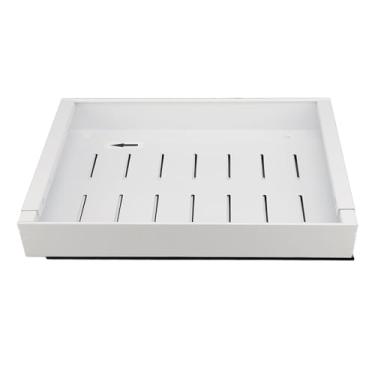 Imagem de Organizador de Armário Removível, Aço Carbono Extensível, Silencioso, 3 Trilhos Laterais, Gaveta de Armazenamento Deslizante, Prateleiras Extensíveis para Organização de Despensa