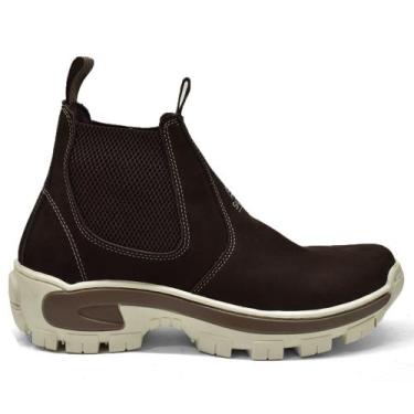 Imagem de Botina Segurança Reforçada C.A Couro Nobuk - Sabino Shoes, 37