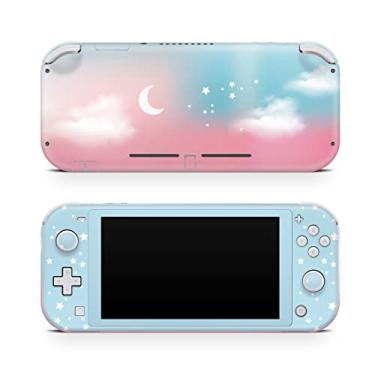 Imagem de Tacky Design Clouds Decal Skin Compatible with Nintendo Switch Lite Skin Wrap, Pastel Color Skin for Nintendo Switch Lite Cover, Premium Vinyl 3M Full Wrap Decal.