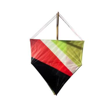 Imagem de Kit 20 Pipa Grande 58cm colorida sortida de Seda e Bambu - Genérica