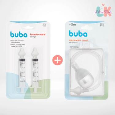 Imagem de Kit Aspirador e Seringas de Limpeza Nasal Infantil - Acompanha Estojo 