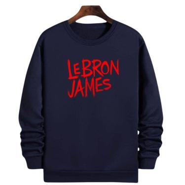 Imagem de Blusa Moletom Gola Basquete Logo Lebron James Basketball