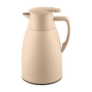 Imagem de Garrafa Térmica 1 Litro Bule Café Chá Leite Gatilho Antigota UZ - Uz U