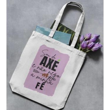 Imagem de Bolsa Ecobag - SOU DO AXÉ - Ecológica 100% Algodão Cru - Lojas Áurea
