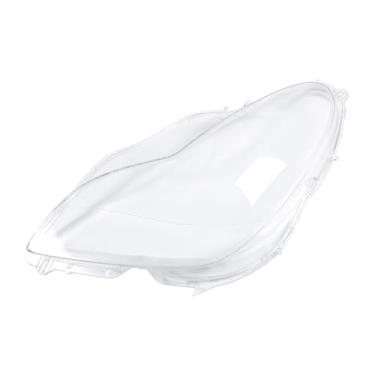 Imagem de Hihaha Tampa de lente de farol farol lente transparente Nº A2198202961 para Mercedes-Benz CLS550 2007-2011 PC transparente 1 peça dianteira esquerda carro