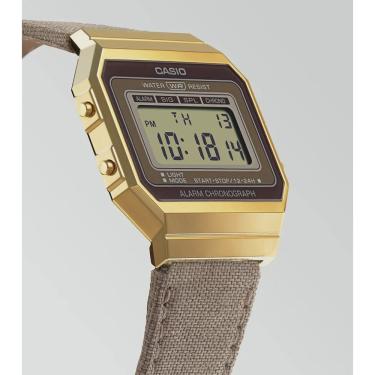 Imagem de Relógio casio vintage feminino pulseira nylon A700WEGL-5AEF
