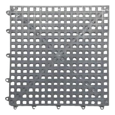 Imagem de Tapete Para Banheiro Piso Antiderrapante Piscina Sauna 6 Pçs (Cinza)