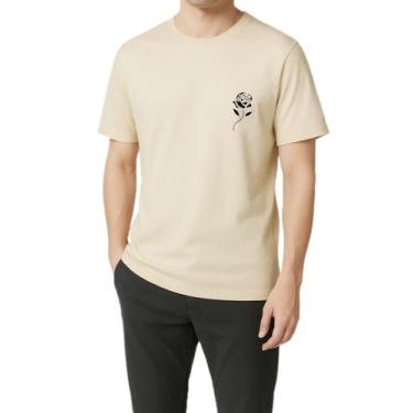 Imagem de Camiseta Streetwear Masculina Logo Rosa Gráfico Básica - Sem marca, Be