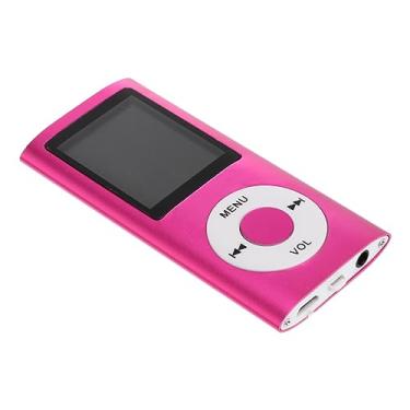Imagem de Homoyoyo Reprodutor de música MP3, leitor de música, portátil, MP3, Cd, vídeo, Cd, visualizador de fotos, MP4, MP4, com reprodução, USB, número de estudante, rosa