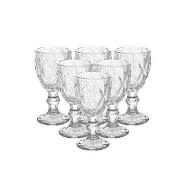 Imagem de Conjunto 6 Taças De Licor Vidro Diamond 50ml - Lyor
