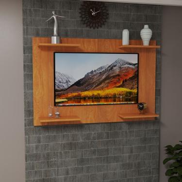 Imagem de Painel TV Até 50 Pol Home Amanda MDF Cor Cerejeira Moderno
