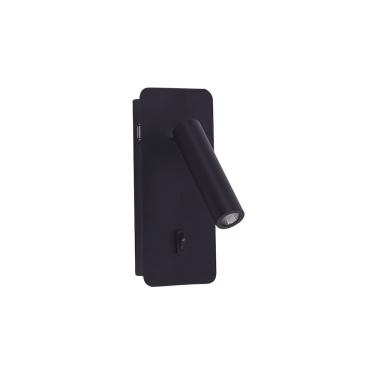 Imagem de Arandela Astraled Arcavi Led Com Interruptor Bivolt Preto Ad-4033