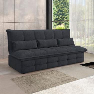 Imagem de Sofá-cama 2 Lugares Luizzi Besthouse Monalisa Revestido Chumbo