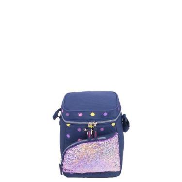 Imagem de Bolsa Térmica Lancheira Brilho Lantejoulas Capricho Original