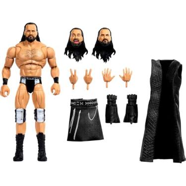 Imagem de Mattel WWE Ultimate Edition Action Figure & Accessories Set, Drew McIntyre 6-inch Collectible, Swappable Heads & Hands, 30 Articulation Points
