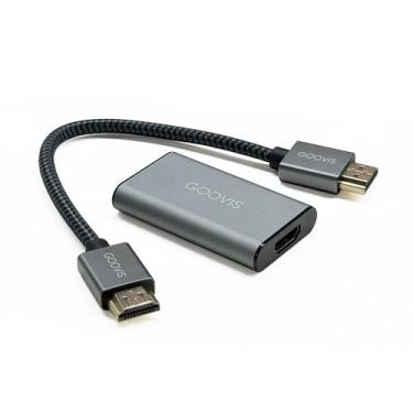 Imagem de Goovis Adaptador HDMI para USB tipo C HC2.0 – 4K @60Hz, com porta de alimentação para monitores montados na cabeça e óculos AR/XR; compatível com PC, PS5, leitores de Blu-ray, câmeras e mais