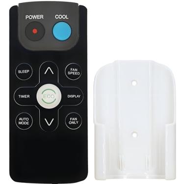Imagem de Controle remoto de substituição para ar-condicionado portátil TCL W5W31-B,W5W3M-B,W5W3M-3,W6W32-B,W8W91-B,W10W91-B,TAW05CRB19,TAW08CREB19W, com suporte de montagem na parede