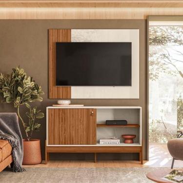 Imagem de Rack com Painel para Tv 42 Polegadas Wood - Mobler