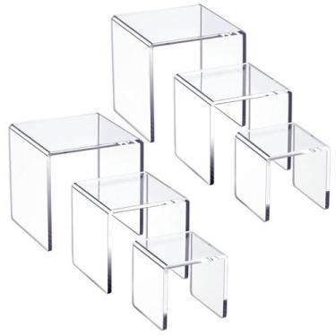 Imagem de Elevadores de tela HIIMIEI Clear Acrylic de 3 camadas para Amiibo Funk