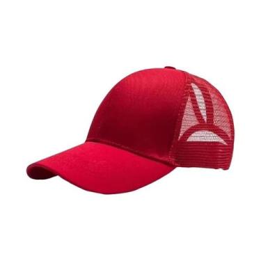 Imagem de Boné de Beisebol Preto Ajustável de Algodão - Para Mulheres, Casual, V